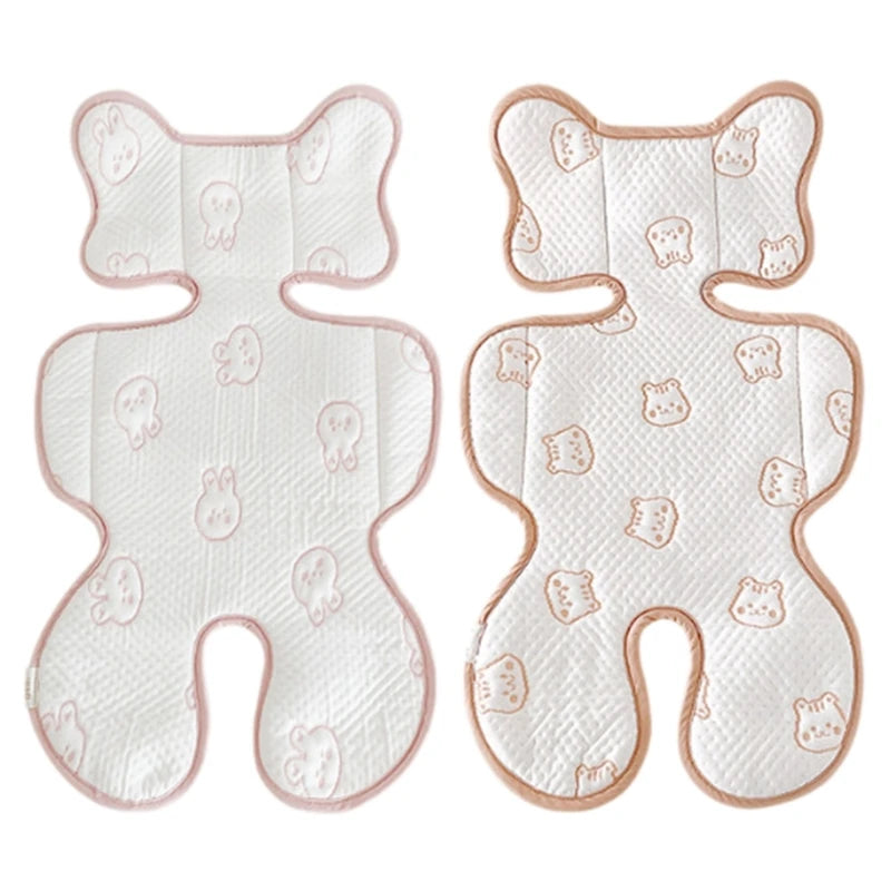 Y1UB Pushchair Cusion Cooling Pad Liner Toddlers Pram Breathable Pad