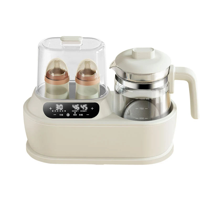 2022 New electric milk glass kettle custom portable warmer bottle steam steriliser and baby food heater in india